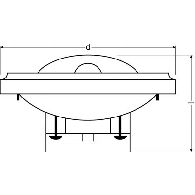 Żarówka halogenowa - 48837 ES SP 65W 12V G53 FS1 OSRAM LEDVANCE (4050300786070)