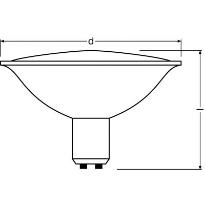 Żarówka halogenowa - 41970 FL UVS 20W 12V BA15D FS1 OSRAM LEDVANCE (4050300011110)