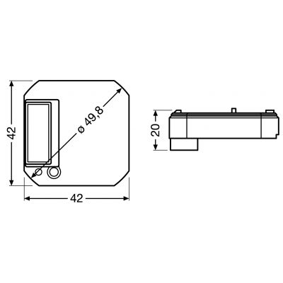 DALI PROF PUSHB COUPLER LEDVANCE (4008321496461)