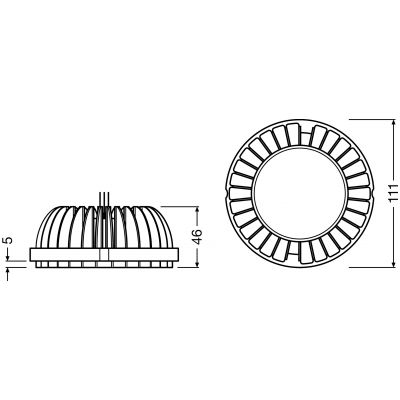 PL-CN111AC-G1 1200-830 40 Moduł LED Engines LEDVANCE (4052899165618)
