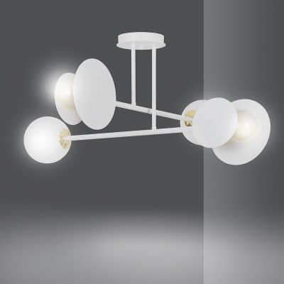 Emibig lampa wisząca Minerva 4 4xE27 biała 613/4 (613/4)