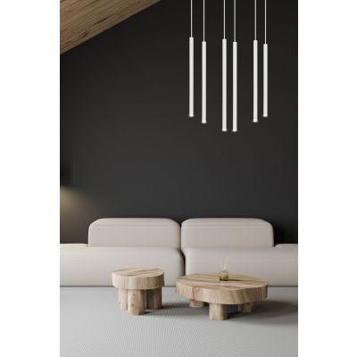 Emibig lampa wisząca Selter 6 6xG9 biała 553/6 (553/6)