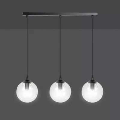 Emibig lampa wisząca Cosmo 3 3xE14 czarna 711/3 (711/3)