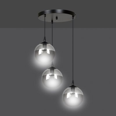 Emibig lampa wisząca Cosmo 3 3xE14 czarna 712/3PREM (712/3PREM)