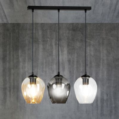 Emibig lampa wisząca Istar 3 3xE27 czarna 678/3 (678/3)