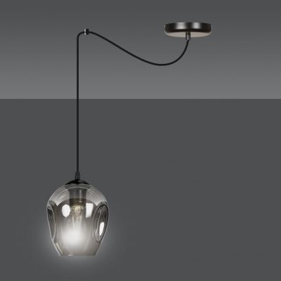 Emibig lampa wisząca Level 1 E27 czarna 757/1 (757/1)