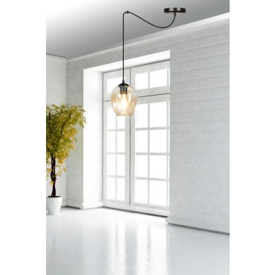 Emibig lampa wisząca Level 1 E27 czarna 758/1 (758/1)