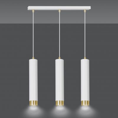 Emibig lampa wisząca Kibo 3 3xGU10 biało/złota 642/3 (642/3)