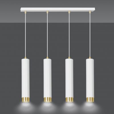 Emibig lampa wisząca Kibo 4 4xGU10 biało/złota 642/4 (642/4)