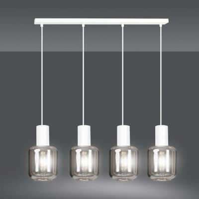 Emibig lampa wisząca Ingvar 4 4xE14 biała 1015/4 (1015/4)