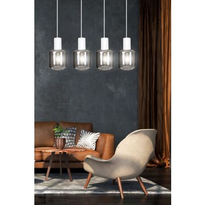 Emibig lampa wisząca Ingvar 4 4xE14 biała 1015/4 (1015/4)