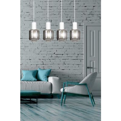 Emibig lampa wisząca Ingvar 4 4xE14 biała 1015/4 (1015/4)