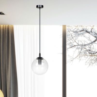 Emibig lampa wisząca Cosmo 1 E14 czarna 711/1 (711/1)