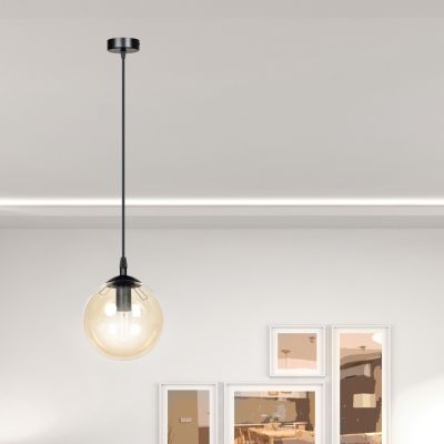 Emibig lampa wisząca Cosmo 1 E14 czarna 713/1 (713/1)