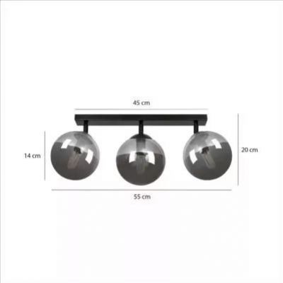 Emibig plafon Tofi 3 3xE14 czarny 777/3 (777/3)