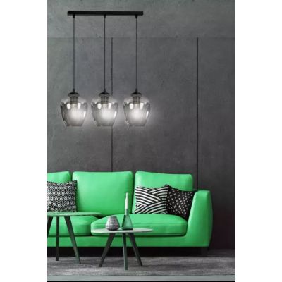 Emibig lampa wisząca Istar 3 3xE27 czarna 680/3 (680/3)