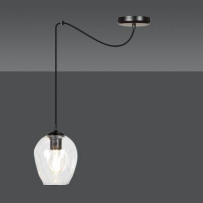 Emibig lampa wisząca Level 1 E27 czarna 756/1 (756/1)