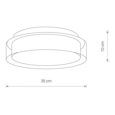 Plafon PAN LED M Nowodvorski (8174)