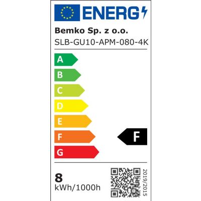 BEMKO Żarówka LED GU10 SAMSUNG 230V 8W 740LM 4000K (D84-SLB-GU10-APM-080-4K)