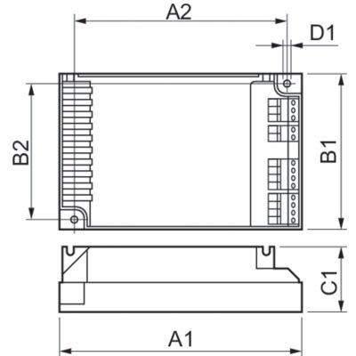 HF-R 218 PL-T/C EII 220-240V 50/60Hz Statecznik do świetlówek (DIM) (871829117698500)