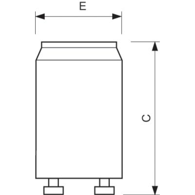 S10 4-65W SIN 220-240V WH 2BC/10 Zapłonnik do świetlówek (871150069832225)