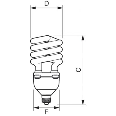 TORNADO HIGH LUMEN 45W 865 220-240V E27 (872790080719600)