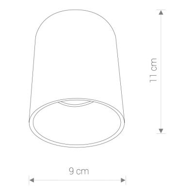 Oprawa sufitowa Nowodvorski Eye Tone GU10 10W (8925)