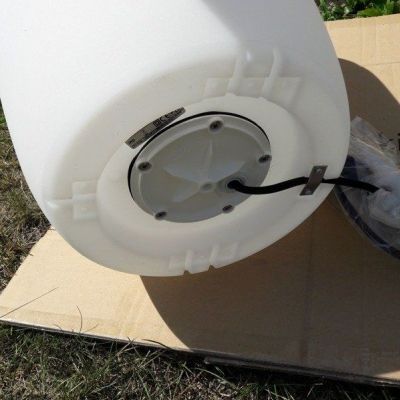 Nowodvorski lampa stojąca zewnętrzna (świecąca donica) Flowerpot S E27 biała 41cm 9711 (9711)