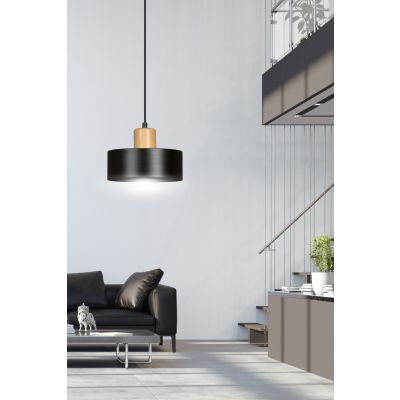 Emibig lampa wisząca TORIN 1 BLACK E27 60W MAX 1046/1 (1046/1)