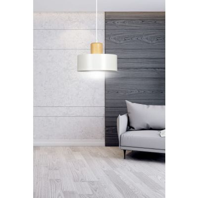 Emibig lampa wisząca TORIN 1 WHITE E27 60W MAX 1047/1 (1047/1)