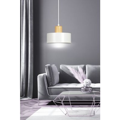 Emibig lampa wisząca TORIN 1 WHITE E27 60W MAX 1047/1 (1047/1)