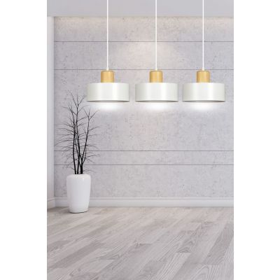 Emibig lampa wisząca TORIN 3 WHITE E27 60W MAX 1047/3 (1047/3)