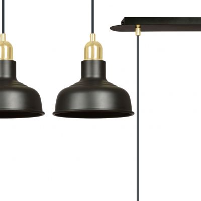 Emibig lampa wisząca IBOR 2 BLACK E27 60W MAX 1042/2 (1042/2)