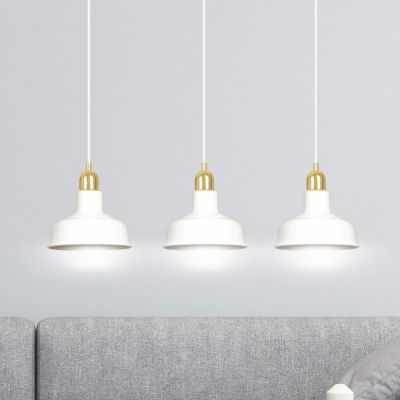 Emibig lampa wisząca IBOR 3 WHITE E27 60W MAX 1043/3 (1043/3)