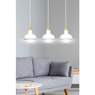 Emibig lampa wisząca IBOR 3 WHITE E27 60W MAX 1043/3 (1043/3)