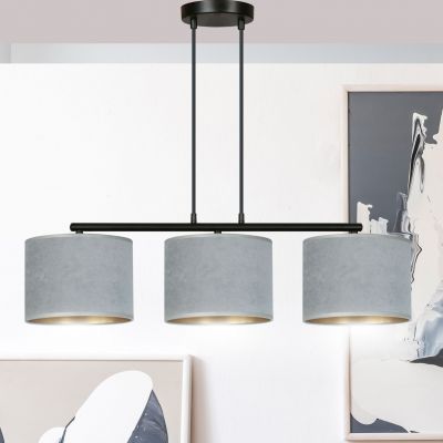 Emibig lampa wisząca HILDE 3 BL GRAY E27 60W MAX 1050/3 (1050/3)