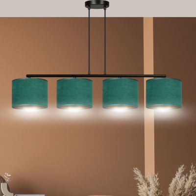 Emibig lampa wisząca HILDE 4 BL GREEN E27 60W MAX 1051/4 (1051/4)