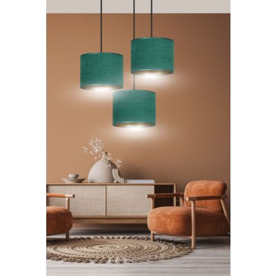 Emibig lampa wisząca HILDE 3 BL PREMIUM GREEN E27 60W MAX 1051/3PREM (1051/3PREM)