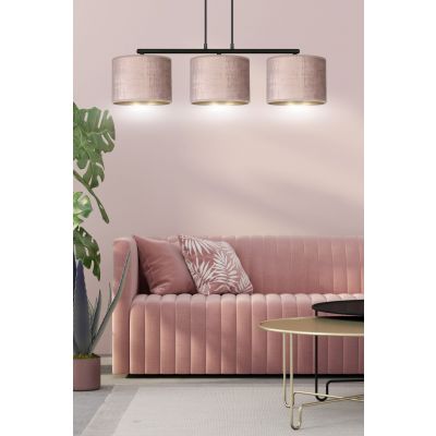 Emibig lampa wisząca HILDE 3 BL ROSE E27 60W MAX 1053/4 (1053/3)