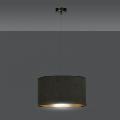 Emibig lampa wisząca HILDE 1 BL BLACK E27 60W MAX 1054/1 (1054/1)