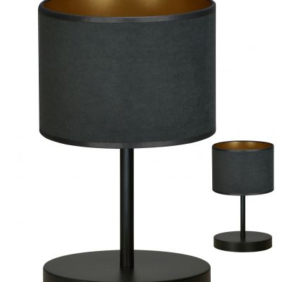 Emibig lampka nocna HILDE LN1 BL BLACK E27 60W MAX 1054/LN1 (1054/LN1)