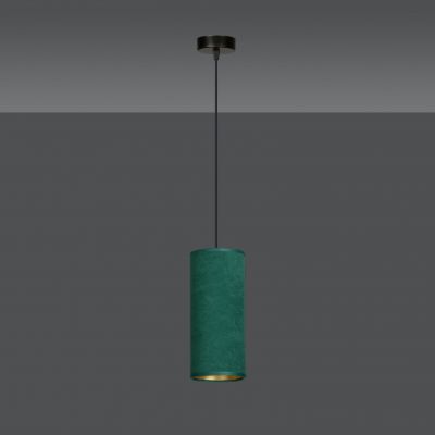 Emibig lampa wisząca Bente 1 E27 zielono/czarna 1058/1 (1058/1)