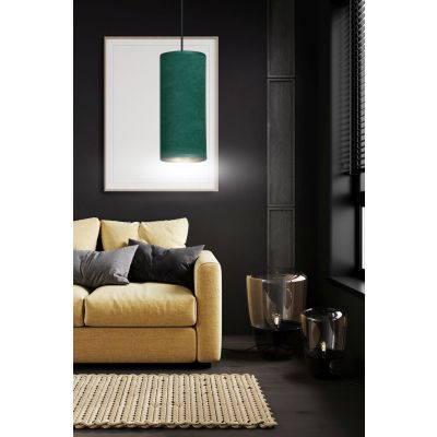 Emibig lampa wisząca Bente 1 E27 zielono/czarna 1058/1 (1058/1)