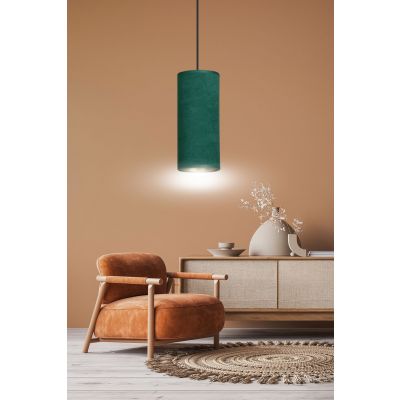 Emibig lampa wisząca Bente 1 E27 zielono/czarna 1058/1 (1058/1)