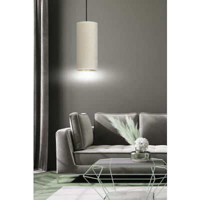 Emibig lampa wisząca Bente 1 E27 czarno/złoto/biała 1059/1 (1059/1)