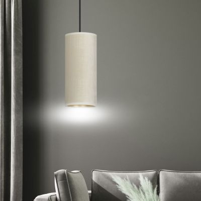 Emibig lampa wisząca Bente 1 E27 czarno/złoto/biała 1059/1 (1059/1)