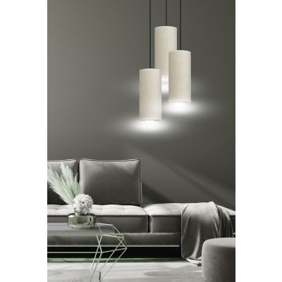 Emibig lampa wisząca Bente 3 Premium 3xE27 biało/czarna 1059/3PREM (1059/3PREM)