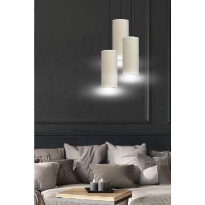 Emibig lampa wisząca Bente 3 Premium 3xE27 biało/czarna 1059/3PREM (1059/3PREM)