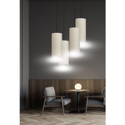 Emibig lampa wisząca Bente 4 Premium 4xE27 biało/czarna 1059/4PREM (1059/4PREM)