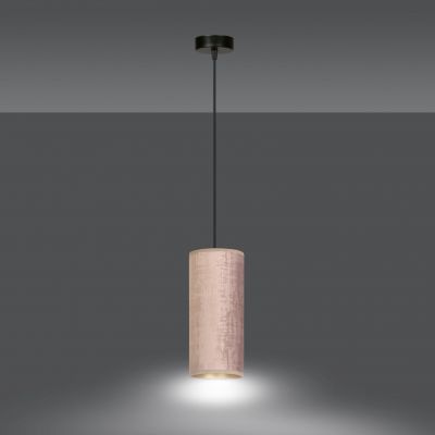 Emibig lampa wisząca Bente 1 E27 różowo/czarny 1061/1 (1061/1)